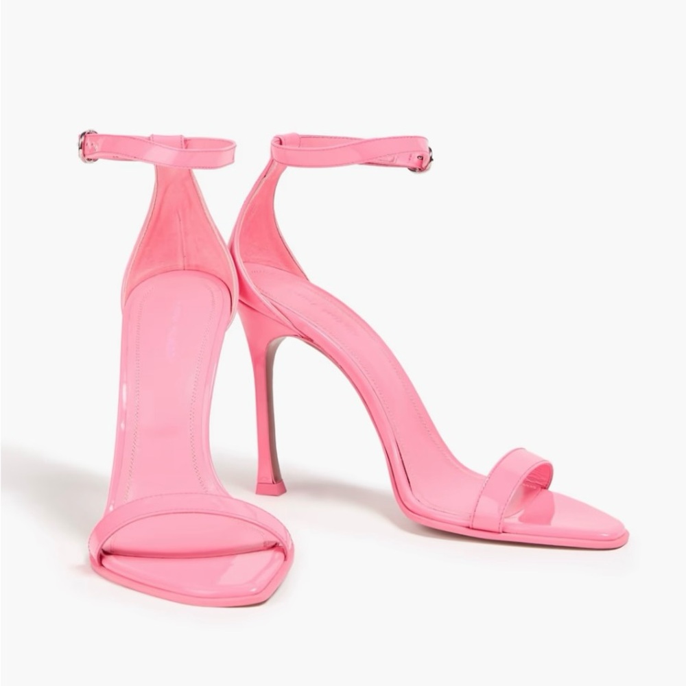 Amina Muaddi Vibrant Pink Heels